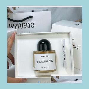 Deodorante per auto Byredo da 100 ml Edp Uomo Donna Fragranza Open Sky Young Rose La Tipe Bibliotheque Lil Fleur Alta qualità profumato P Dh9Nj