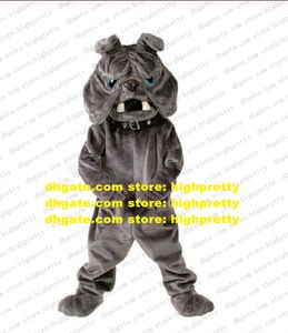 Bulldog Dog Pitbull Bull Dog Mascot kostym vuxen tecknad karaktär outfit klient tack fest maner ceremoni zz7699