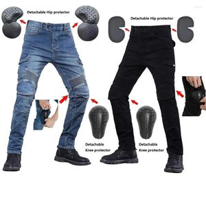 Motorcycle Apparel Men Pants Aramid Jeans Protective Gear Riding Touring Black Motorbike Trousers Blue Motocross