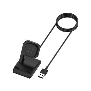 Nieuw slim Watch Black USB -oplaadlader Dock voor Fitbit Versa 4 3 Charger Cable
