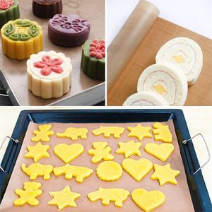 Teflonblätter zum Backen von 30 x 40 cm wiederverwendbarer Ofen -Liner für Macarons Lebensmittel sicher hitzebeständiger Grillblatt