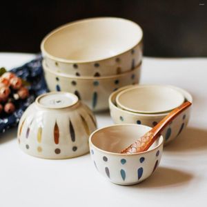 Zestawy naczyń stołowych japońskie ceramiczne ręcznie malowane naczynie stołowe