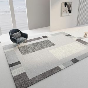 Tappeti moderni grigio soggiorno minimalista ampia area moquette arredamento camera da letto tappeti da comodino tappeto da salone