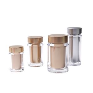 High-end acrylic honey bottles Transparent health care product bottle Light proof pharmaceutical bottle with liner