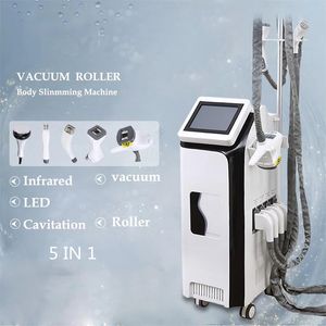 Vela Body Shape Vacuum Roller Massaggio Riduzione della cellulite Body Sculpting Cavitazione Rf Luce a infrarossi Rafforzamento della pelle Face Lift Machine