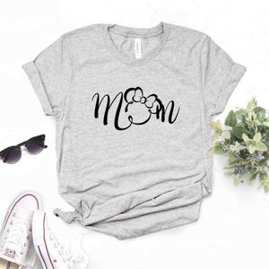 Mom Bow Print Women Top Hipster Funny T-shirt Lady Yong Girl 6 colori Top Tee Zy-699