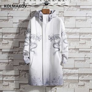 Herrgravrockar 2021 Ny ankomst Spring Coat Men Högkvalitativ dike Coat Men Autumn Men's Casual Jackets Fashion Windbreakers Storlek M-3XL FY098 T221102