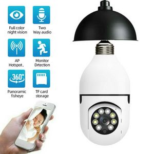 Wholesale 360° Panoramic Camera 1080P Wireless WIFI IR IP Cam Home Security Indoor E27 Bulb Camera Baby Monitor Night