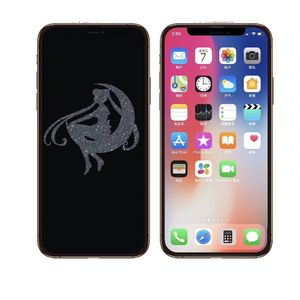 Benutzerdefiniertes Design Cartoon Shadow Vollständige Abdeckung Transparenter Displayschutz aus gehärtetem Glas für iPhone 12 13 14 Plus Pro Max B184