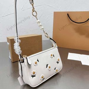 3A designer Shoulder CrossBody Bag fashion flower Pearls cross body Wallets Womens Real Leather classic luxury tote Female Purses 2201103