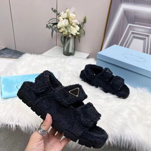 Designer Sandals Women shoes Fashion slippers Warm Memory Foam Anti Slip House Shoes Back Strap Comfortable Cotton Slippers Home Bedroom Shoes Indoor Outdoor