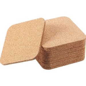 Cork Coaster Mats for Drink Absorbent Heat Resistant Reusable Tea Coffee Coasters