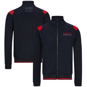 2022 Новая куртка F1 на молнии с капюшоном Формула 1 Гоночный костюм Автомобильные фанаты Толстовка большого размера Мужские куртки команды Футболка серии f1 Su273L
