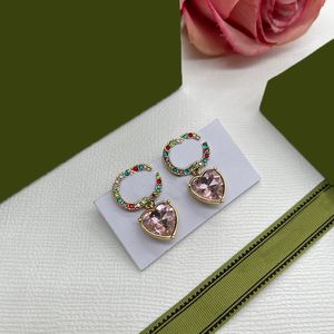 Tasarımcı Hoop Silver Rose Saplama Küpe Kadınlar İçin Lüks Tasarımcılar Altın Küpe Seviyor G Mektup Pembe İnci Küpe 2211035Z