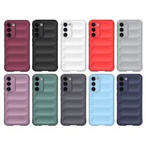 Soft TPU Shockproof Cases For Iphone 14 Pro Max 13 12 XR XS X Samsung S23 FE S23 Plus Ultra Anti-knock Smart Mobile Phone Back Cover Skin