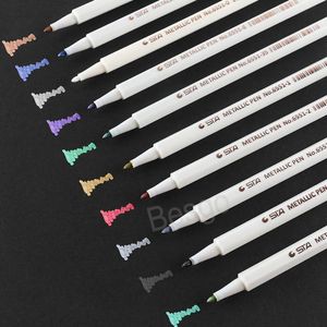 Candy Colors Plastic Marker Art Drawing Doodle Fine Arts Penna Studente Notebook Calligrafia Pennarelli Penne Scrittura Cancelleria BH7861 TYJ