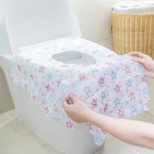 Coprisedili per WC 10 pezzi Tipo di copertura usa e getta da viaggio Campeggio El Accessorio per il bagno Tappetini impermeabili in carta