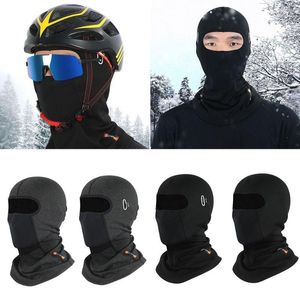 Motorcykelhj￤lmar M￤n kvinnor m￶ter mask Balaclava nackst￥ng Vinter varm huvudbonad med glas￶gon H￥l utomhussport Vindt￤t skidduk