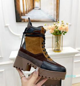 2022 buty płótno beżowy ciemnoszary zimowe buty designerskie luksusowe modne buto