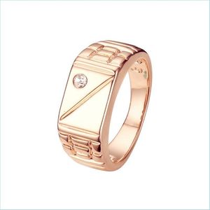 Pierścienie klastrowe pierścienie klastra moda kobiety mężczyźni 585 Złota biżuteria