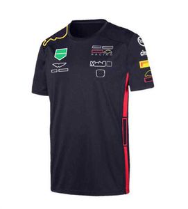 F1 camiseta de camiseta camiseta de camiseta casual de mangas curtas de mangas curtas Torne de corrida de corrida mais de corrida PLUS pode ser personalizada aqj1
