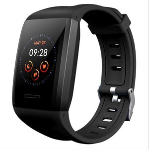 Beloning Smart Watch Slapen Siting Siting Herinnering Music Po Control Mens Watches Heart Rate Monitor Oefening SmartWatch268M