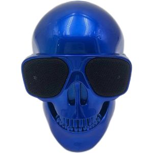 Alto-falantes Bluetooth portátil Skull Head Ghost Ghost Wireless Subwoofer Bass 3D Estéreo Free Audio Player Mini Speaker