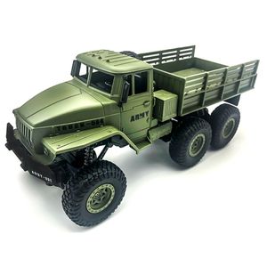 Electric RC Car 1 16 High Speed RC Military Truck 2 4G Six wheel Remote Control Off road Climbing Vehicle Model Toy for Kids Birthday Gift 221103