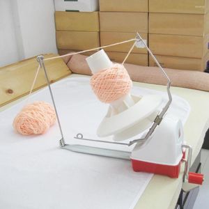 Sewing Notions Hand Operated Knitting Machine Handheld Yarn Winder Fiber String Line Ball Winding Manual Accessories