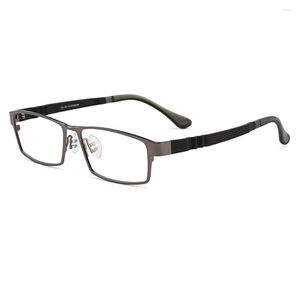 Güneş Gözlüğü Çerçeveleri İş Titanyum Alaşım Tam Jant Gözlükleri Çerçeve S6605 Erkekler için Reçete Gözlükleri Esnek TR90