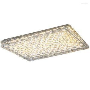 Taklampor Moderna belysningsslampor LED Glass Chandelier Fixture f￶r vardagsrum El Hall Dinning