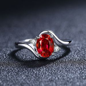 Otwarte usta miłośnicy pierścienia rubinowa wzór Pierścień Pierścień męskie klasyczne mężczyzn Tytanium Steel Designer dla kobiet luksusowe prezenty Kobieta dziewczyna Jewlery