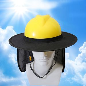 Segurança da construção Hard -chapéu reflexivo Pescoço Capacete Sun Shade Kit Reflexivo Kit de verão Proteção solar prevenir queimaduras solares