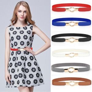 Belts Waist Belt Leather Straps With Buckles Decoration Valentines Day Gifts Fashion Accessory For Women Dresses Blue