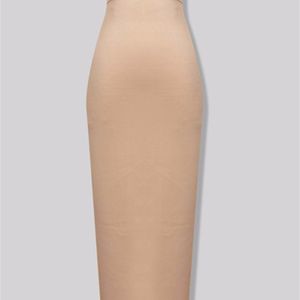 Skirts 13 Colors Fashion Women Sexy Pink Yellow Bandage Skirt Elastic Elegant Pencil 78cm 221103