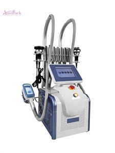 O design mais recente lida com Cryoskin 360 graus de congelamento de gordura crioterapia congelante de cavitação ultrassônica Lipo laser crio Lllt em casa Salon Machine CE