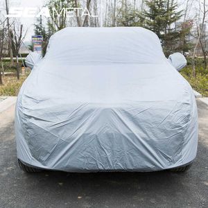 Car Covers Exterior Full Protector Outdoor Protection Waterproof Sunscreen Universal For Hatchback Sedan Suv J220907