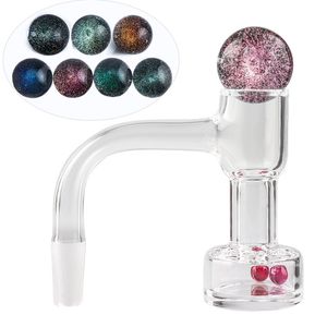 DHL Full Weld Beveled Edge Smoking Auto Spinner Terp Slurper Quartz Banger With Glass Solid Marble Ruby Terp Pearls Seamless Tourbillon Nails For Dab Rigs Water Pipes