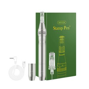 Home Beauty Anti Back Flow Flow coreano dermapen Brands Wireless Skin canet mesogun máquina 5 VELAMENTE Nível de microneedling Sistema de rolamento