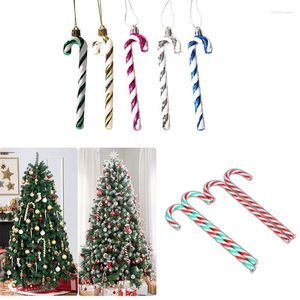 Juldekorationer Merry Candy Cane Home Festival Tree Ornament Holiday Party Navidad Gift vardagsrum Dekoration Tillbehör barn närvarande