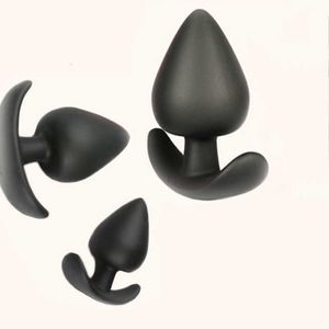 Toys de sexo massager massageador de adultos Silicone Big Butt Tools Toys for Woman Men Men Gay Rouphe Anal Plugs Large ButtPlug Erotic íntimo Produto 322U