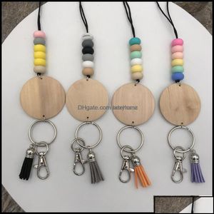 Anhänger Halsketten Halsketten Anhänger Schmuck Großhandel Design Handgefertigte Sile Perlen Bleistift Seil Quaste Anhänger Personalisierte Gravur W Otloa