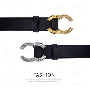 2022 Fashion Man Women Belt Luxury Designer Leather wysokiej jakości pasek z klamrą w kształcie litery Lady Jeans paski do sukienki wiele kolorów szerokość 3.0cm