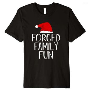 T-shirt da uomo Forced Family T-shirt da uomo slim fit tinta unita