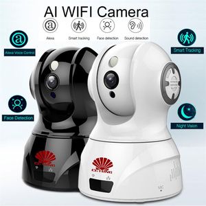 Smart AI Wifi PTZ FHD IP Cloud -Kamera mit Alexa Voice Control Auto Smart Tracking Gesichtserkennung Erkennung für Bewegung Alarm ALER314T