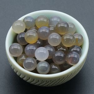 Naturalne 8/10/16/18/20 mm bez piorackiej piłki bez otworów Niedrane czakra zielony agat Kolekcja Kolek Kolekcja uzdrawiania Reiki Decor Balls Beads