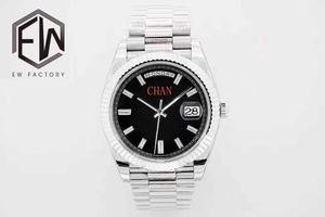 2022 New EW Factory 남성 40mm 시계 3255 자동식 기계식 무브먼트 904L 사파이어 로마 숫자 손목 시계 montre de luxe