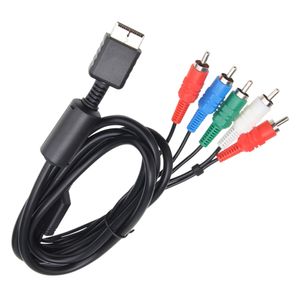 1.8m 6ft HDTV -komponentkablar AV Audio Video Cable Cord för Sony PlayStation 2 3 PS2 PS3 Tillbehör