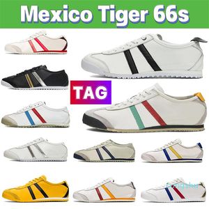 Buty Mexico Tiger 66S skórzany biały czarny brzusz zielony głęboko niebieski metalowy złoty beż