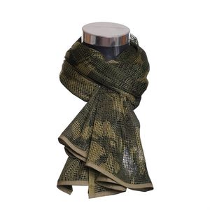 Sjaals Militaire tactische sjaal Leger Outdoor Camouflage Jungle Sniper Face Veil voor Airsoft Hunting Mesh Wrap Shawl